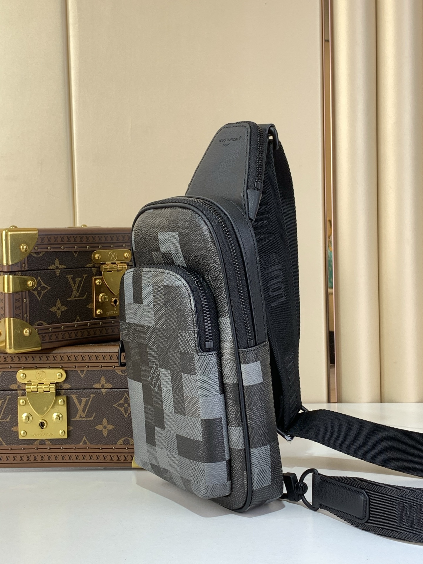 LV Style Black Canvas Bag Lookbook Reference image 2
