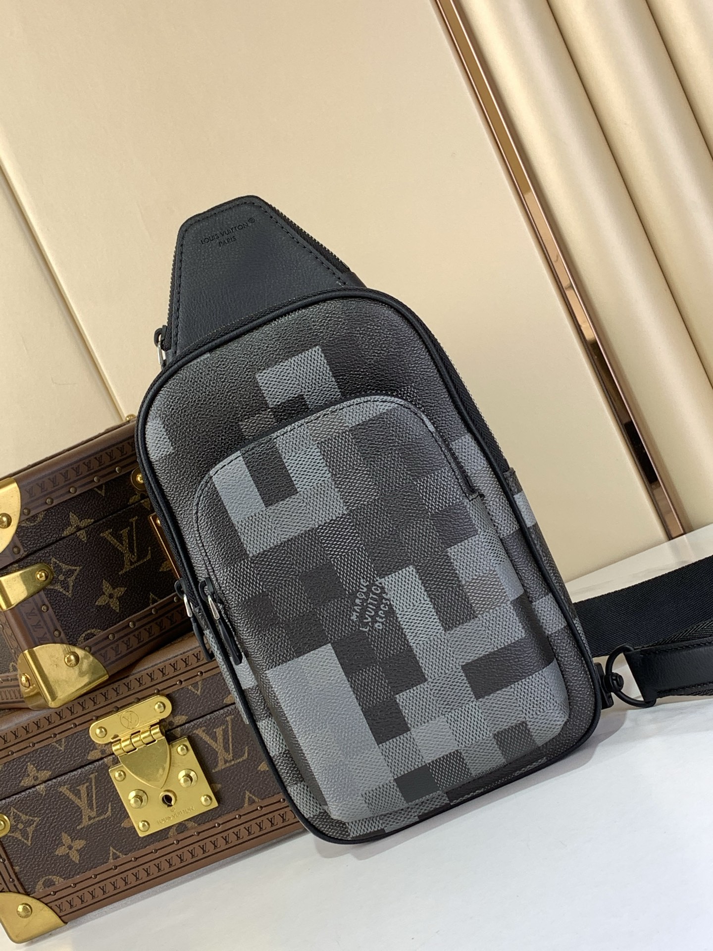 LV Style Black Canvas Bag Lookbook Reference image 1