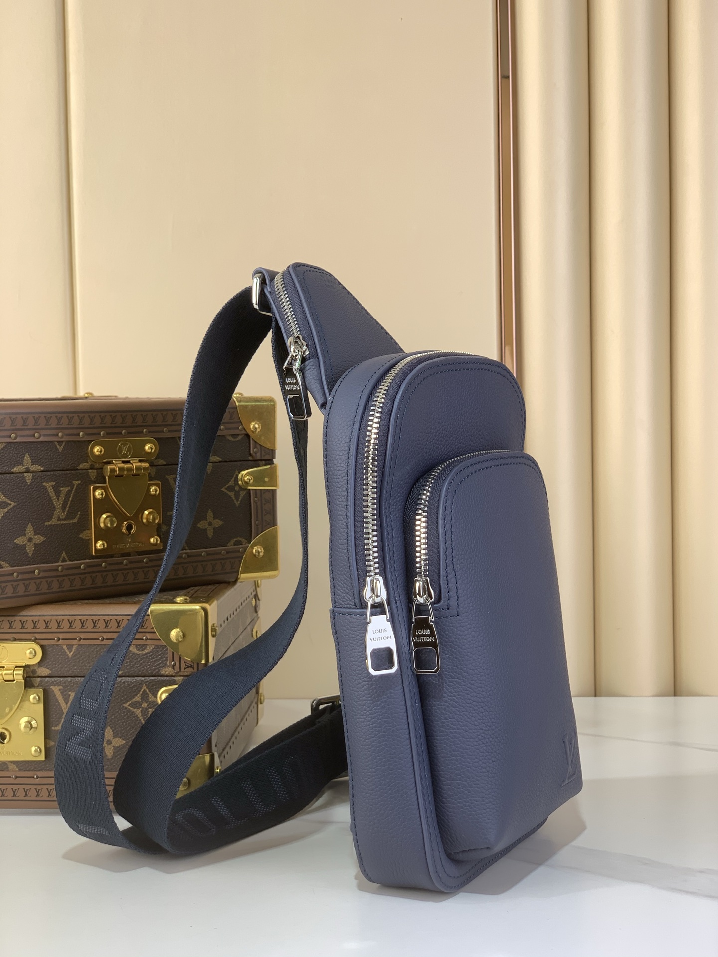 LV Style Beige Leather Bag Lookbook Reference image 2