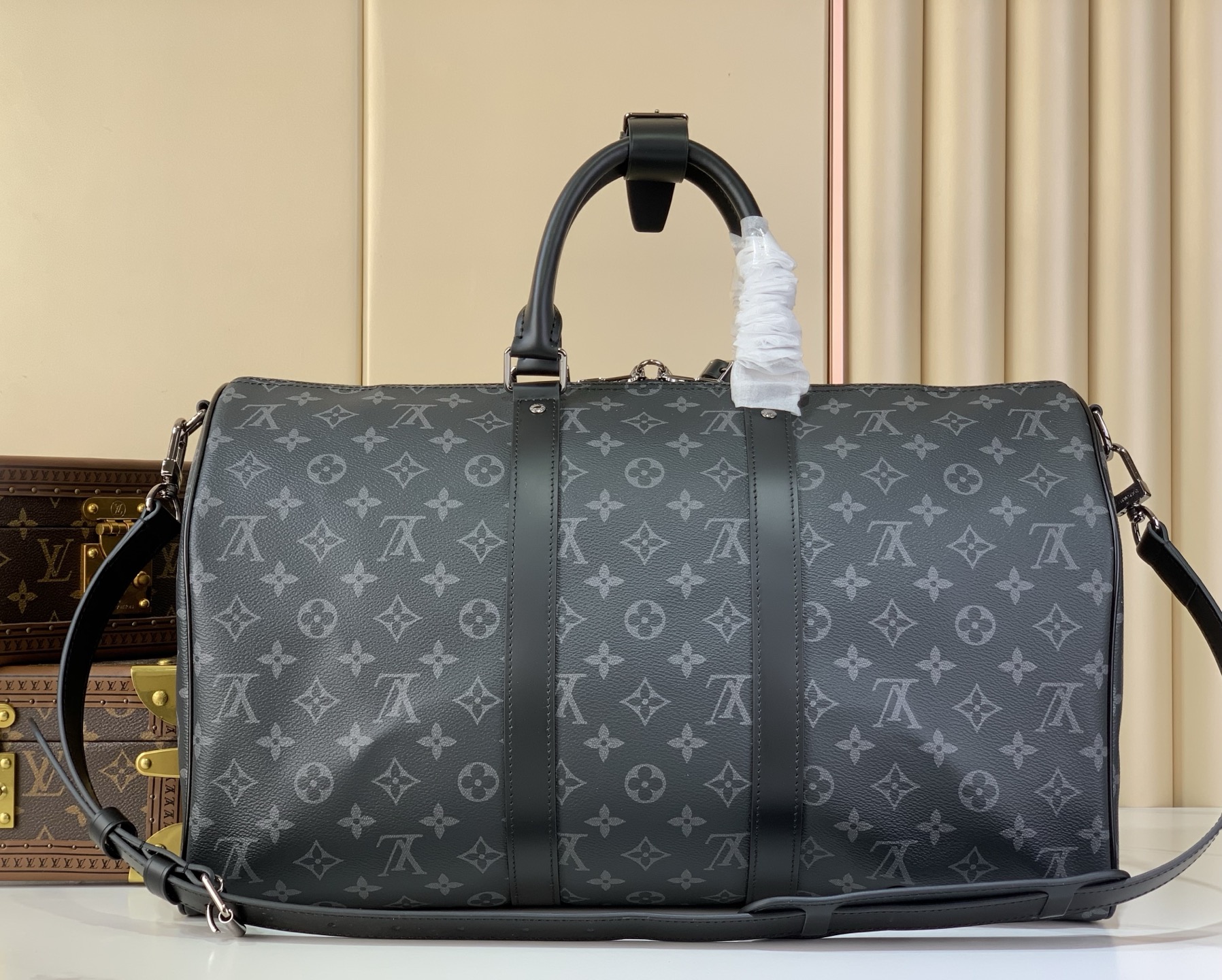 LV Style Beige Leather Travel Bag Bags Travel Bag detail image 3 from source 749931