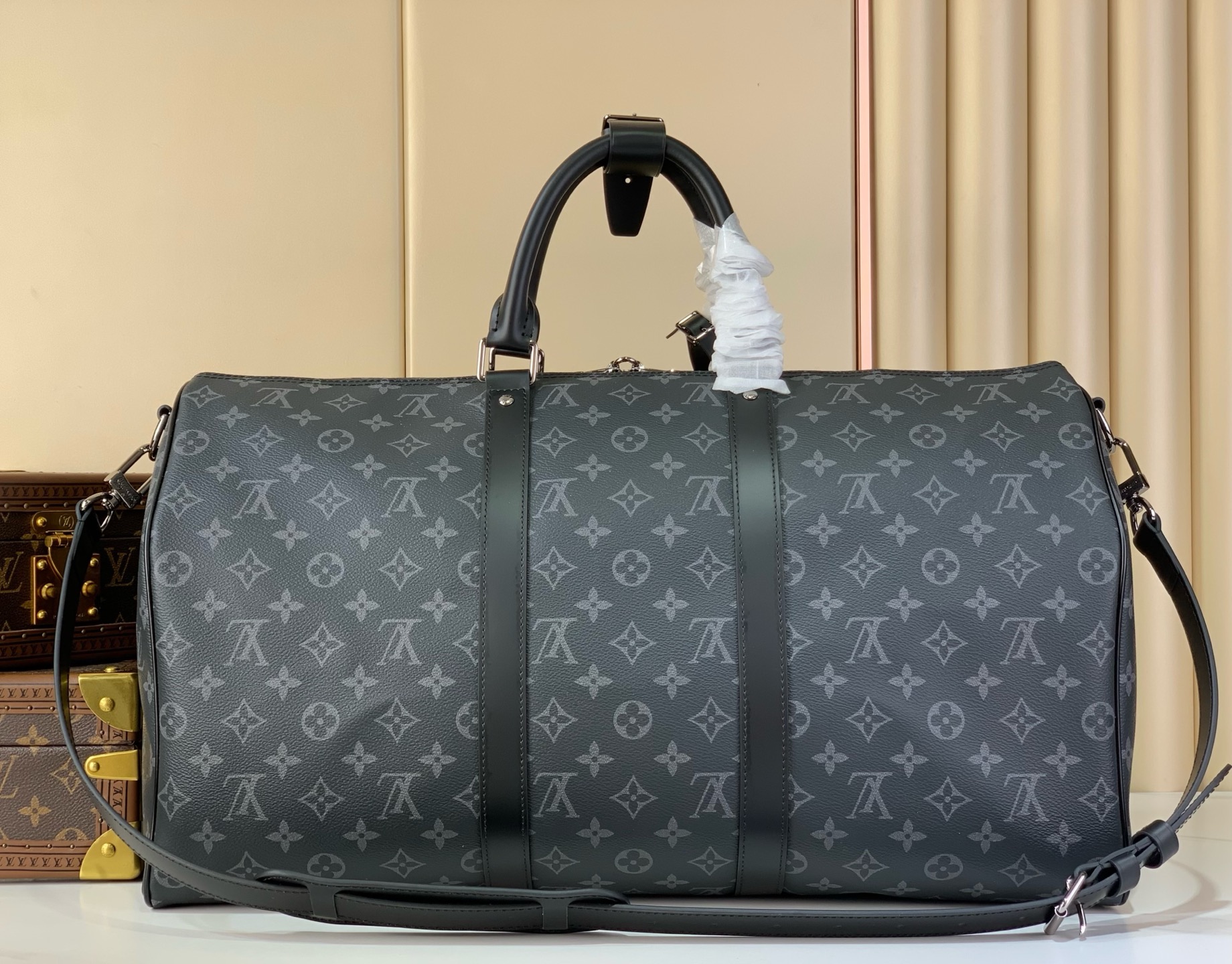 LV Style Beige Leather Travel Bag Bags Travel Bag detail image 3 from source 749932