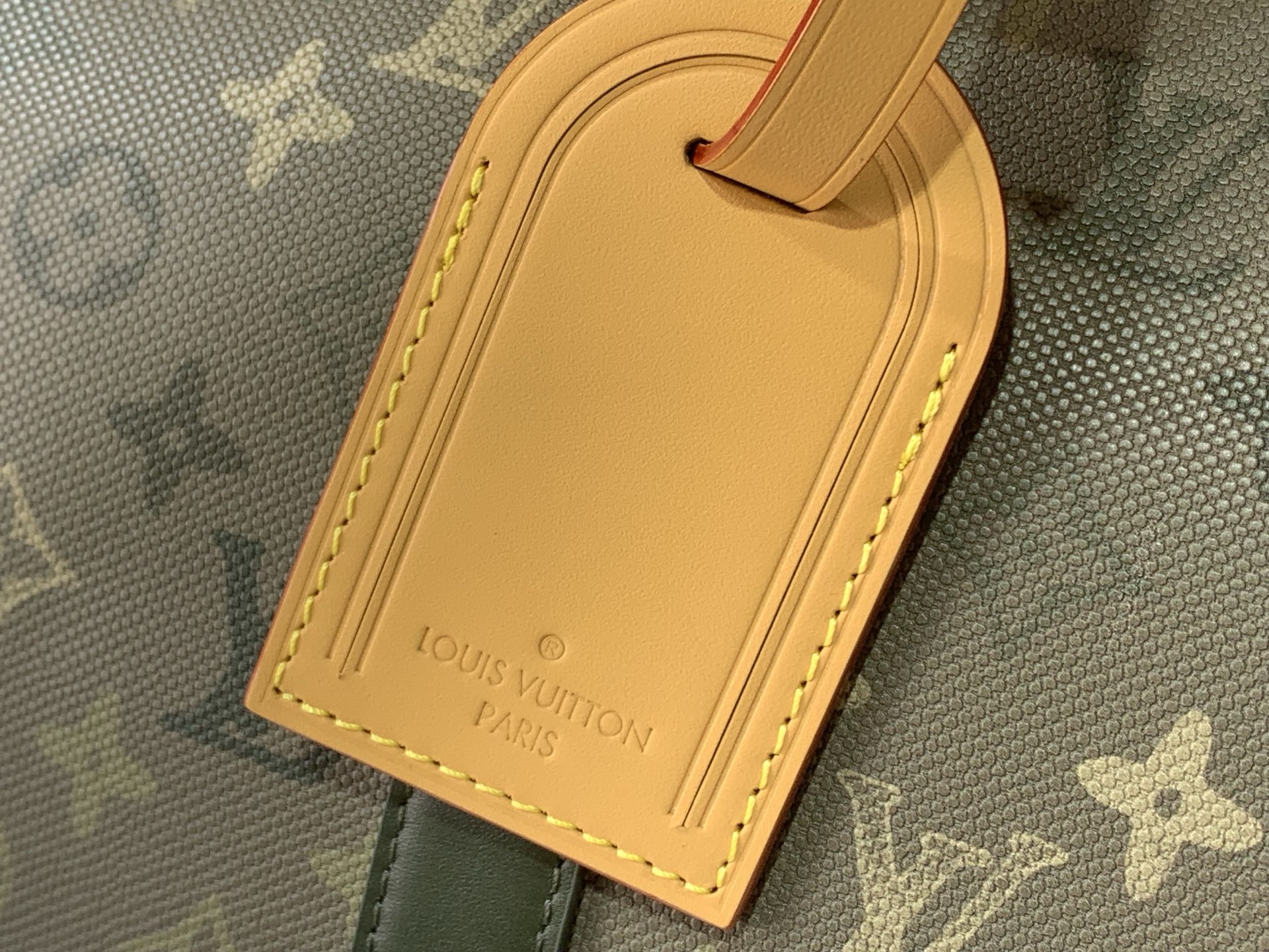 LV Style Beige Leather Travel Bag Bags Travel Bag detail image 5 from source 759909