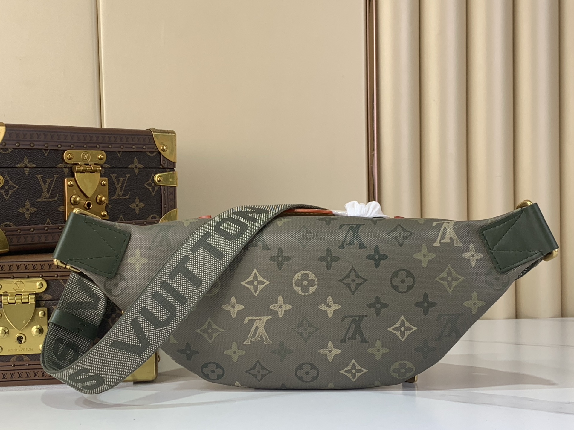 LV Style Beige Canvas Crossbody Bag Bags Crossbody Bag detail image 3 from source 759912
