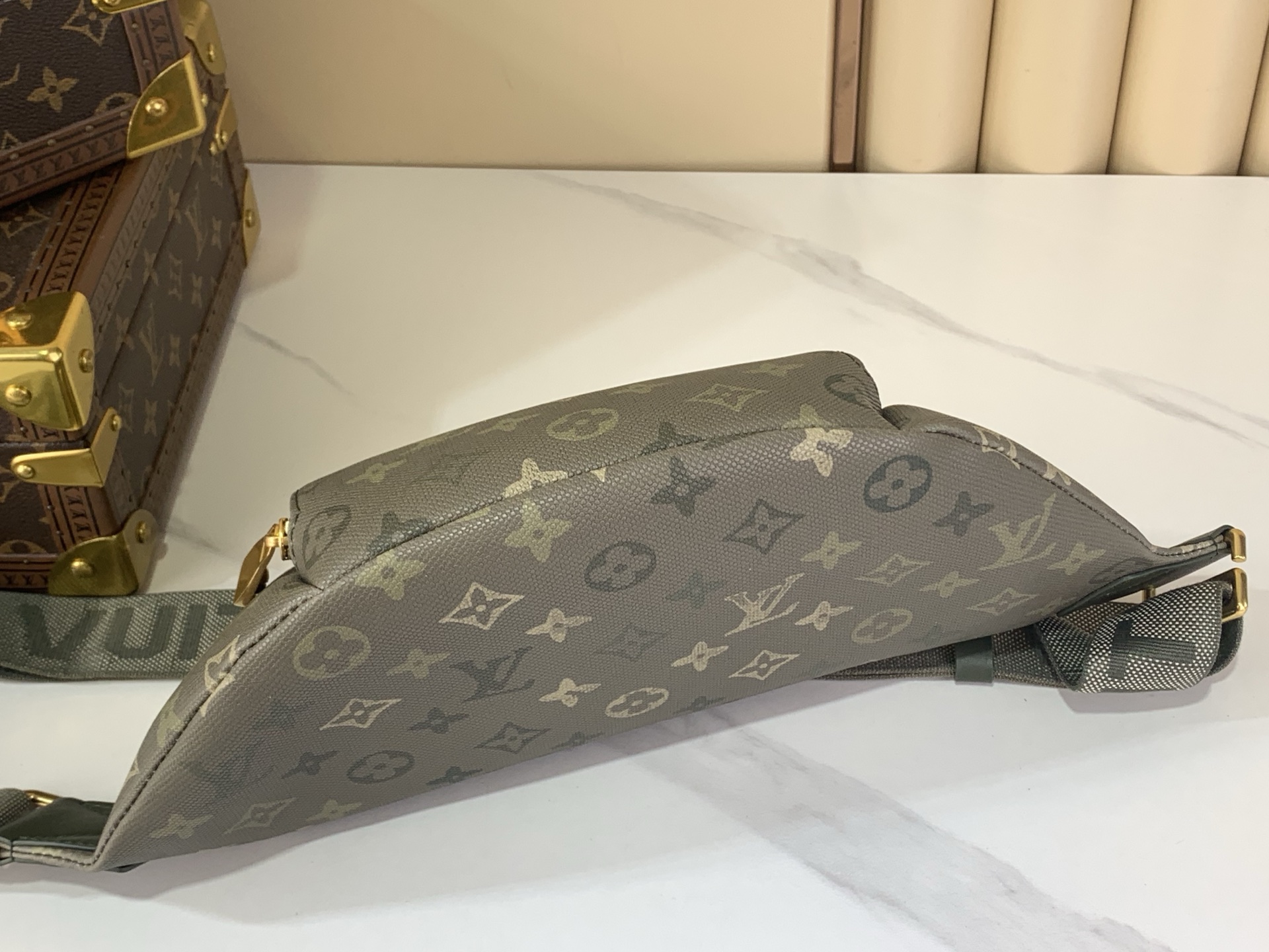 LV Style Beige Canvas Crossbody Bag Bags Crossbody Bag detail image 4 from source 759912