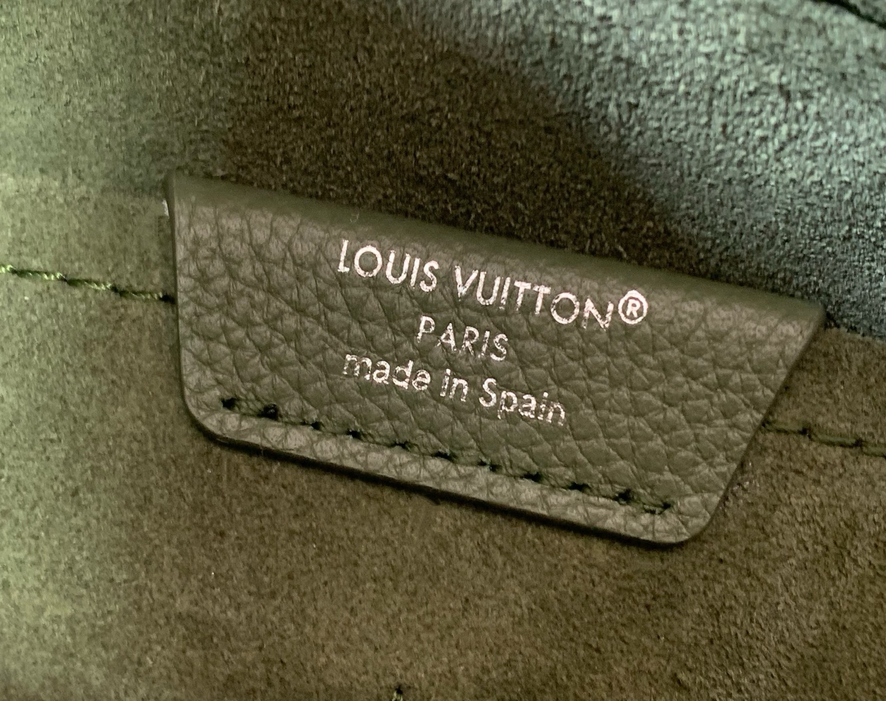LV Style Beige Leather Backpack Bags Backpack detail image 8 from source 759922