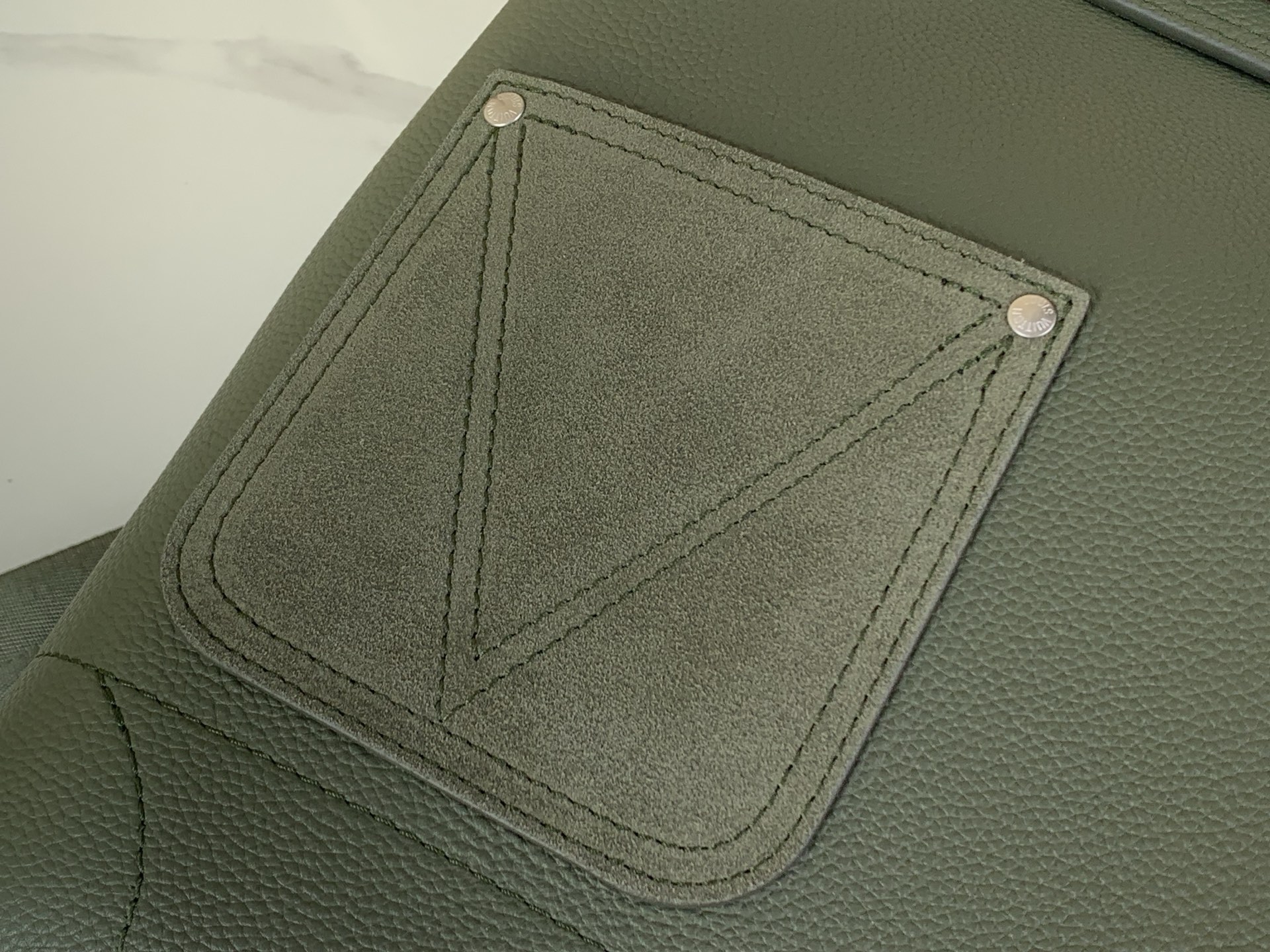 LV Style Beige Leather Backpack Bags Backpack detail image 6 from source 759922