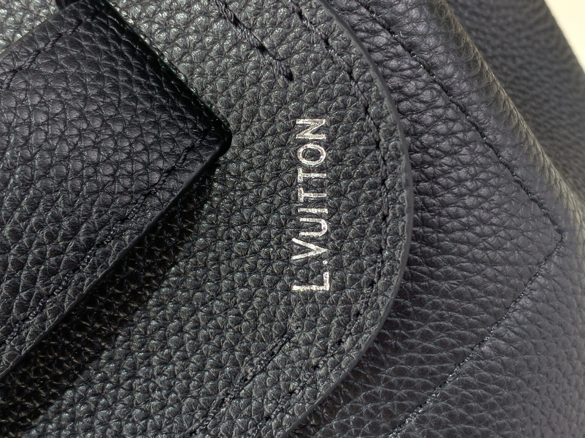 LV Style Black Leather Top Handle Bag style reference detail image 6 from source 760058