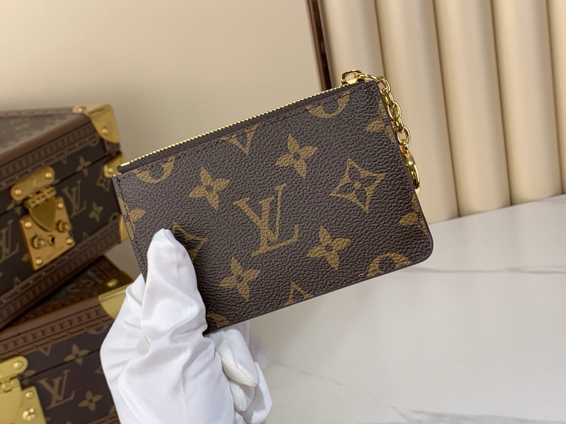 Louis Vuitton Romy M27771 Monogram with Neon Yellow everyday