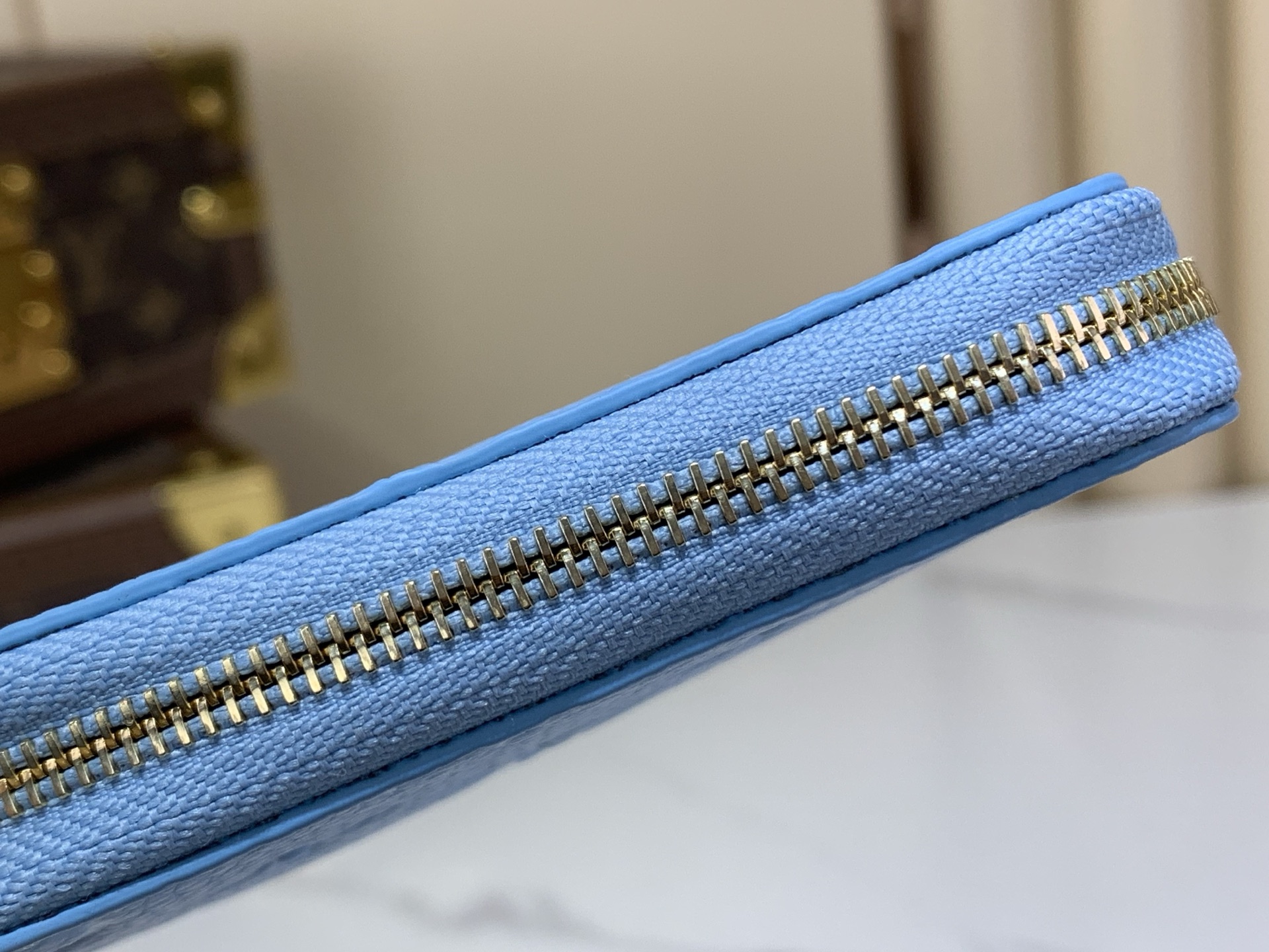 Louis Vuitton Noa Compact Light Blue Monogram Empreinte Compact everyday
