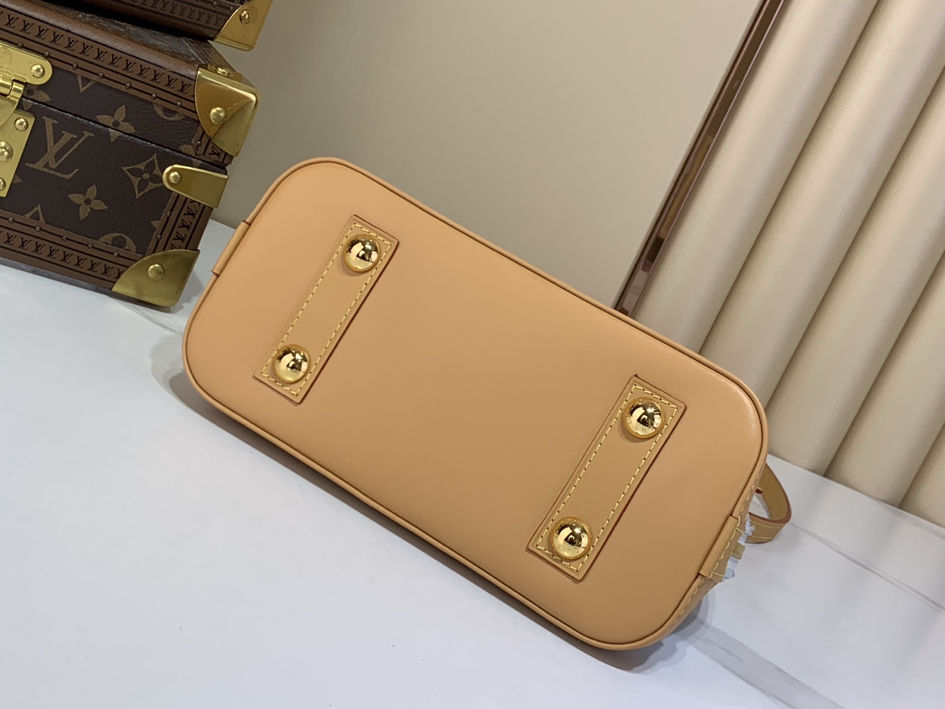 Louis Vuitton Alma BB Blue Monogram BB crossbody shoulder