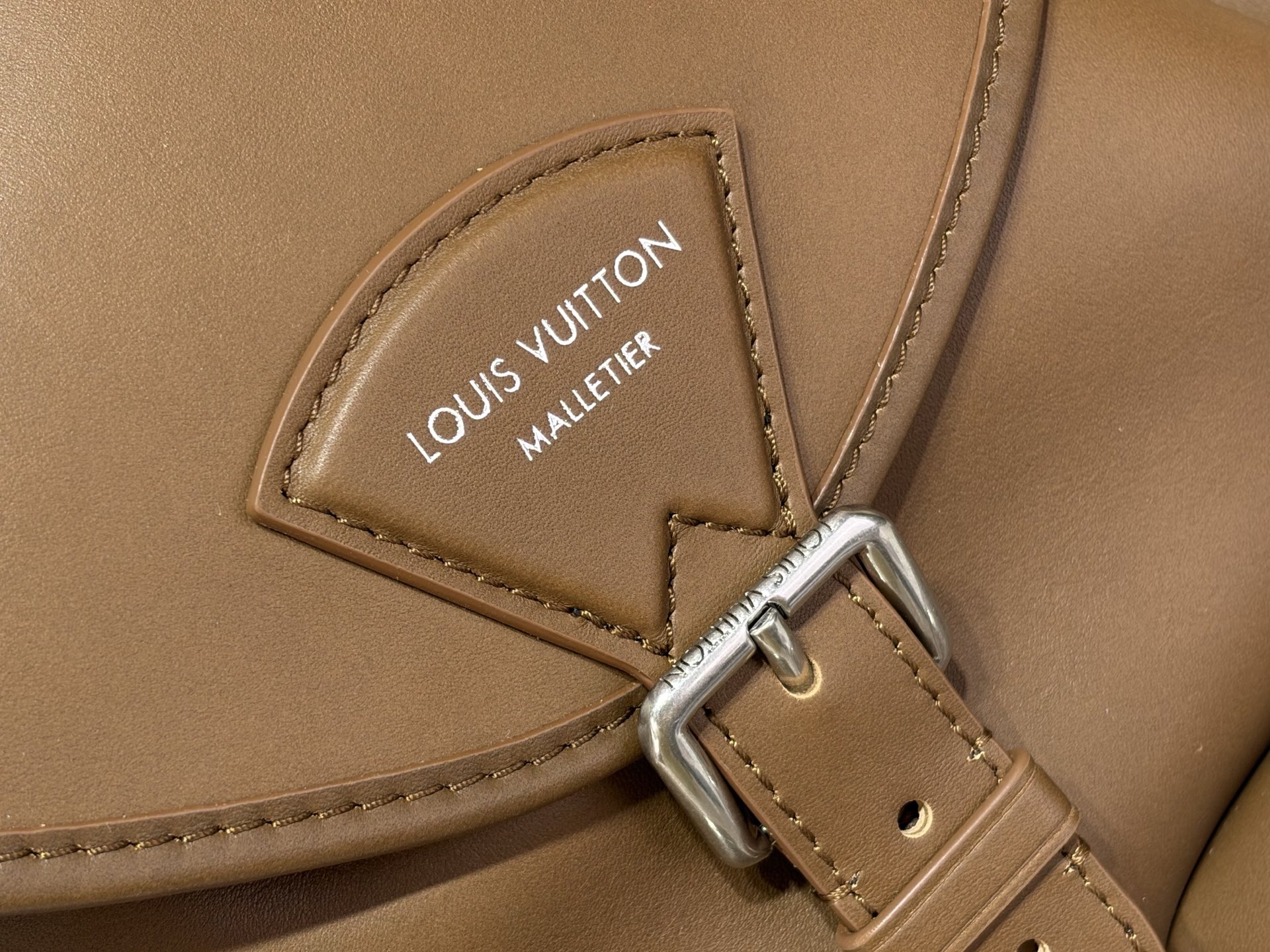 Louis Vuitton Montsouris Cargo Brown leather backpack shoulder