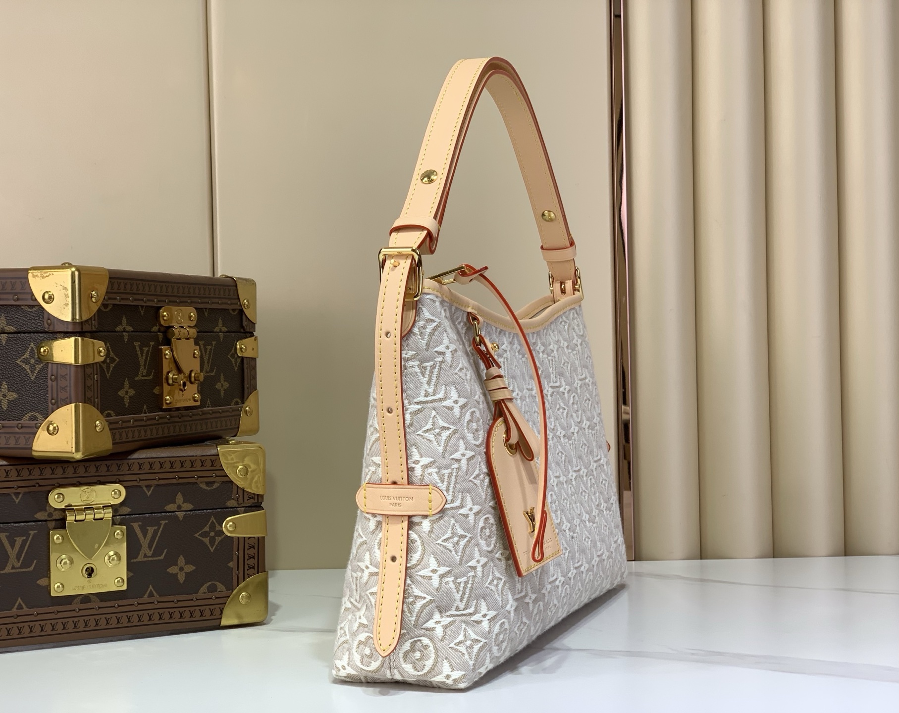 CARRYALL EAST WEST 手袋 】M2A136 白色/提花 2