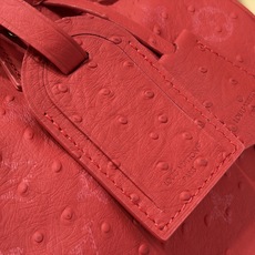 【顶级原单 SPEEDY BANDOULIÈRE 30 手袋 】M24426 玫红色/牛皮压鸵鸟纹 本款 Speedy 【顶级原单 SPEEDY BANDOULIÈRE 30 手袋 】M24426 玫红色/牛皮压鸵鸟纹 本款 Speedy