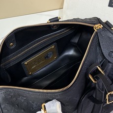 【顶级原单 SPEEDY BANDOULIÈRE 30 手袋 】M24426 黑色/牛皮压鸵鸟纹 本款 Speedy 【顶级原单 SPEEDY BANDOULIÈRE 30 手袋 】M24426 黑色/牛皮压鸵鸟纹 本款 Speedy