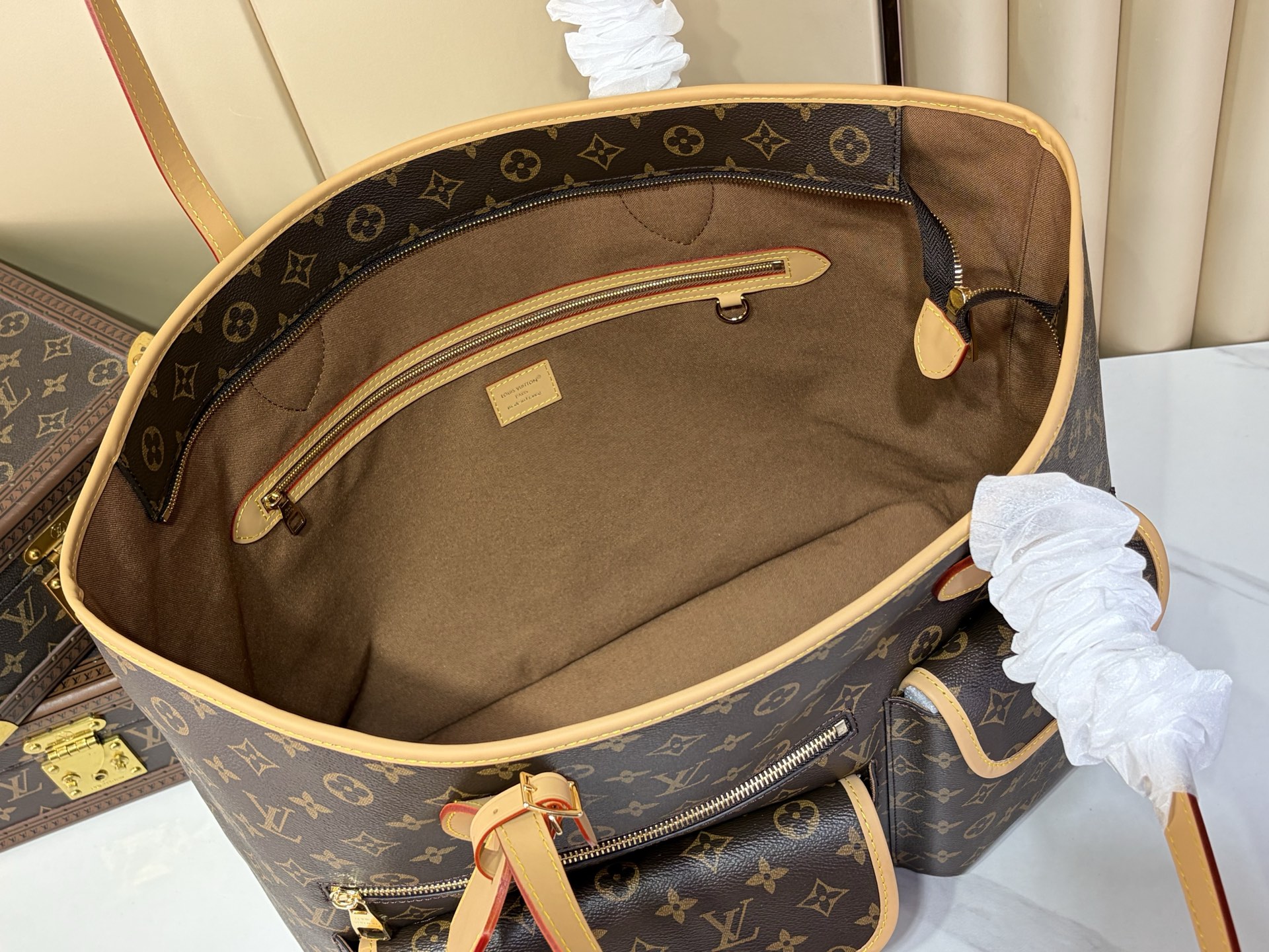 【顶级原单 Nevereverfull Cargo 手袋】M2A617老花(复古 PVC) 采用 Monogram Ar 【顶级原单 Nevereverfull Cargo 手袋】M2A617老花(复古 PVC) 采用 Monogram Ar