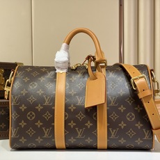 【顶级原单 KEEPALL BANDOULIÈRE 35 手袋】M2A210老花( 复古 PVC) 本款 Keepall 【顶级原单 KEEPALL BANDOULIÈRE 35 手袋】M2A210老花( 复古 PVC) 本款 Keepall