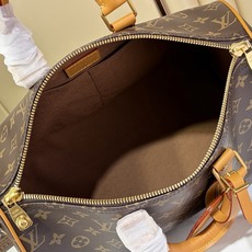【顶级原单 KEEPALL BANDOULIÈRE 35 手袋】M2A210老花( 复古 PVC) 本款 Keepall 【顶级原单 KEEPALL BANDOULIÈRE 35 手袋】M2A210老花( 复古 PVC) 本款 Keepall