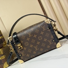 【顶级原单 SIDE TRUNK 手袋】N88338 30010 老花黑色(牛皮压纹) Nicolas Ghesquiè 【顶级原单 SIDE TRUNK 手袋】N88338 30010 老花黑色(牛皮压纹) Nicolas Ghesquiè