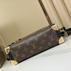 【顶级原单 SIDE TRUNK 手袋】N88338 30010 老花黑色(牛皮压纹) Nicolas Ghesquiè 【顶级原单 SIDE TRUNK 手袋】N88338 30010 老花黑色(牛皮压纹) Nicolas Ghesquiè