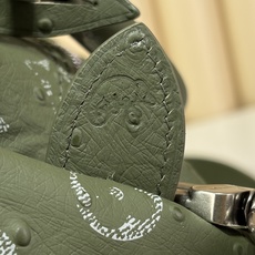 【顶级原单 SPEEDY BANDOULIÈRE 30 手袋 】M24426 绿色/牛皮压鸵鸟纹 本款 Speedy 【顶级原单 SPEEDY BANDOULIÈRE 30 手袋 】M24426 绿色/牛皮压鸵鸟纹 本款 Speedy
