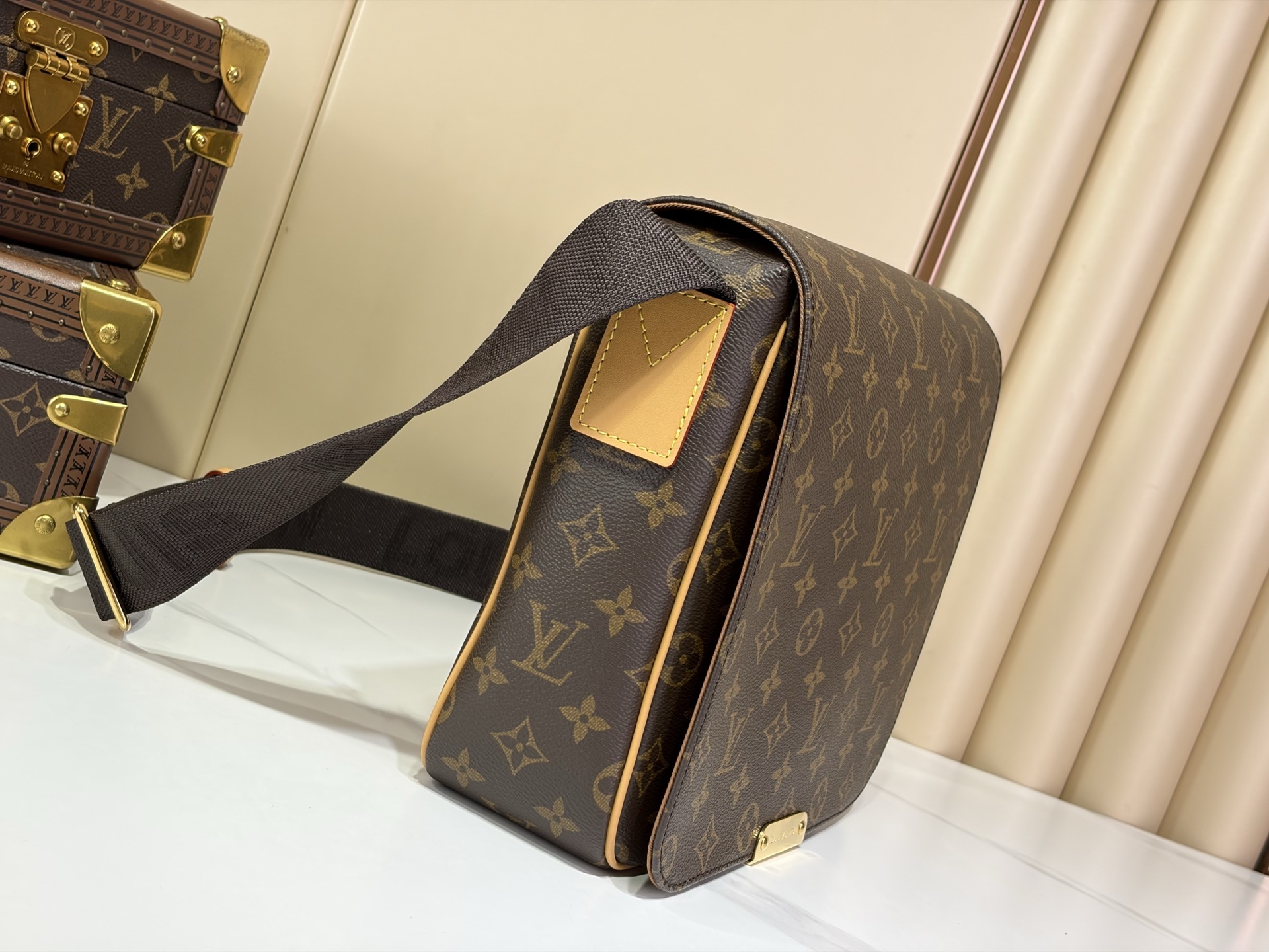 【顶级原单 BASTILLE 小号手袋】M2A191 老花 本款 Bastille 小号手袋取材 Monogram A 【顶级原单 BASTILLE 小号手袋】M2A191 老花 本款 Bastille 小号手袋取材 Monogram A