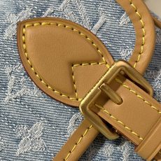 【顶级原单 SATCHEL 迷你斜挎包】M2A647 蓝色/牛仔 本款 Satchel 迷你斜挎包以 Monogram 【顶级原单 SATCHEL 迷你斜挎包】M2A647 蓝色/牛仔 本款 Satchel 迷你斜挎包以 Monogram