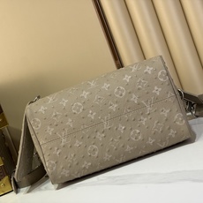 【顶级原单 SPEEDY BANDOULIÈRE 25 手袋 】M24426 灰色/牛皮压鸵鸟纹 本款 Speedy 【顶级原单 SPEEDY BANDOULIÈRE 25 手袋 】M24426 灰色/牛皮压鸵鸟纹 本款 Speedy