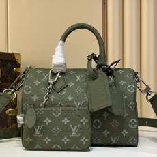 【顶级原单 SPEEDY BANDOULIÈRE 25 手袋 】M24426 绿色/牛皮压鸵鸟纹 本款 Speedy 【顶级原单 SPEEDY BANDOULIÈRE 25 手袋 】M24426 绿色/牛皮压鸵鸟纹 本款 Speedy