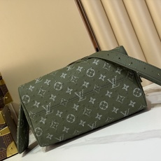 【顶级原单 SPEEDY BANDOULIÈRE 25 手袋 】M24426 绿色/牛皮压鸵鸟纹 本款 Speedy 【顶级原单 SPEEDY BANDOULIÈRE 25 手袋 】M24426 绿色/牛皮压鸵鸟纹 本款 Speedy