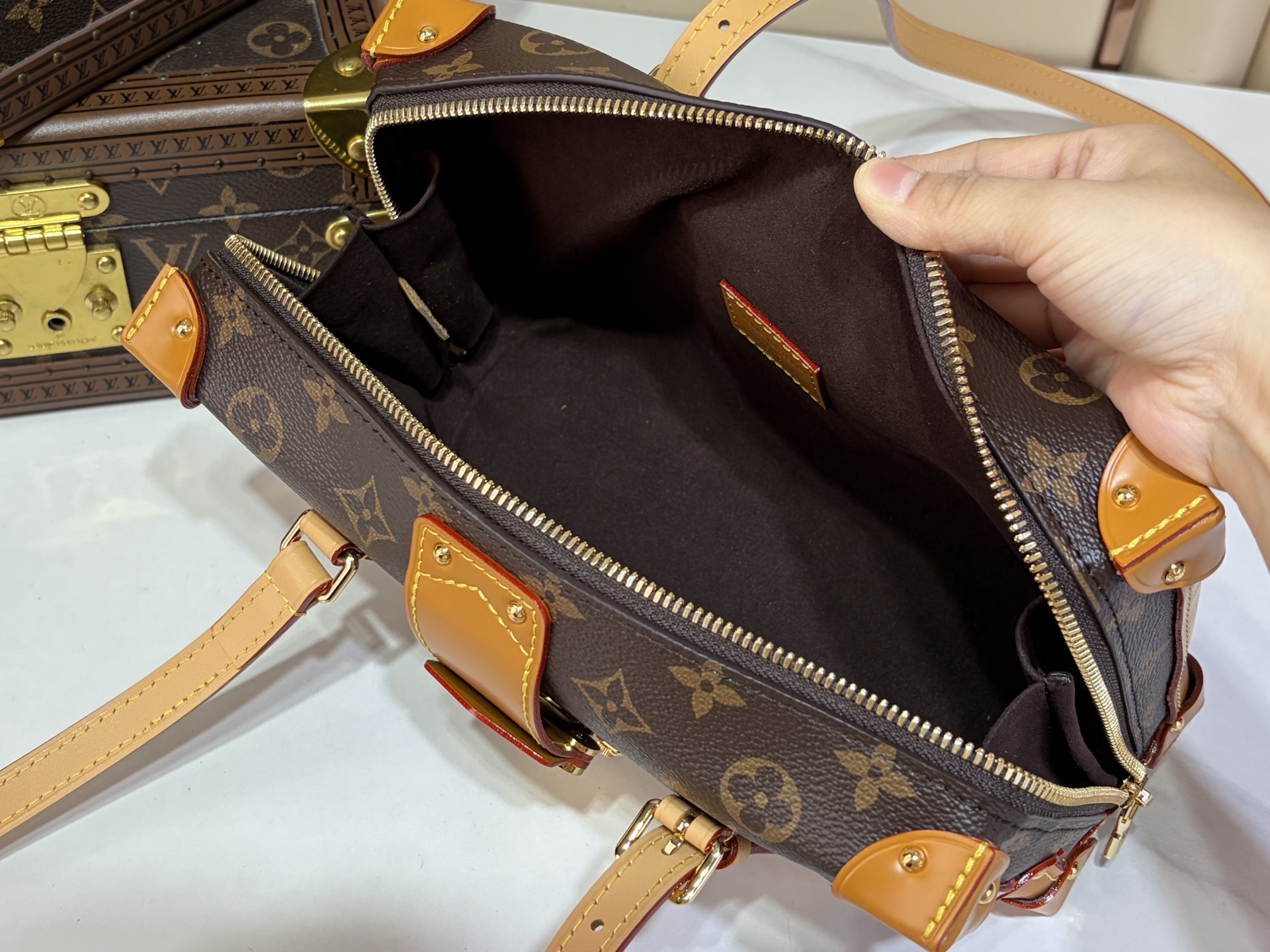 【顶级原单 MALLE DE JOUR 手袋 】M3A169 老花 本款 Malle de Jour 手袋取材经典 Mo