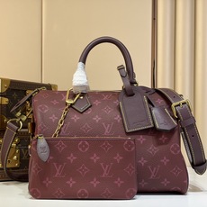 【顶级原单 SPEEDY BANDOULIÈRE 30 手袋】M2A417 酒红色 本款 Speedy 30 Ban 【顶级原单 SPEEDY BANDOULIÈRE 30 手袋】M2A417 酒红色 本款 Speedy 30 Ban