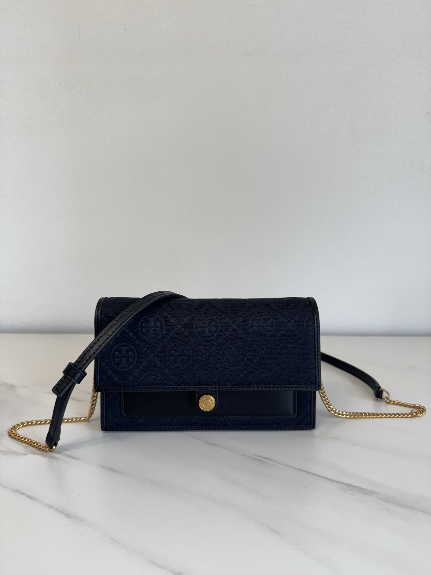 Tory Burch ～Tory Burch23年新款T Monogram系列单肩信封包 风琴款式 实用百搭
