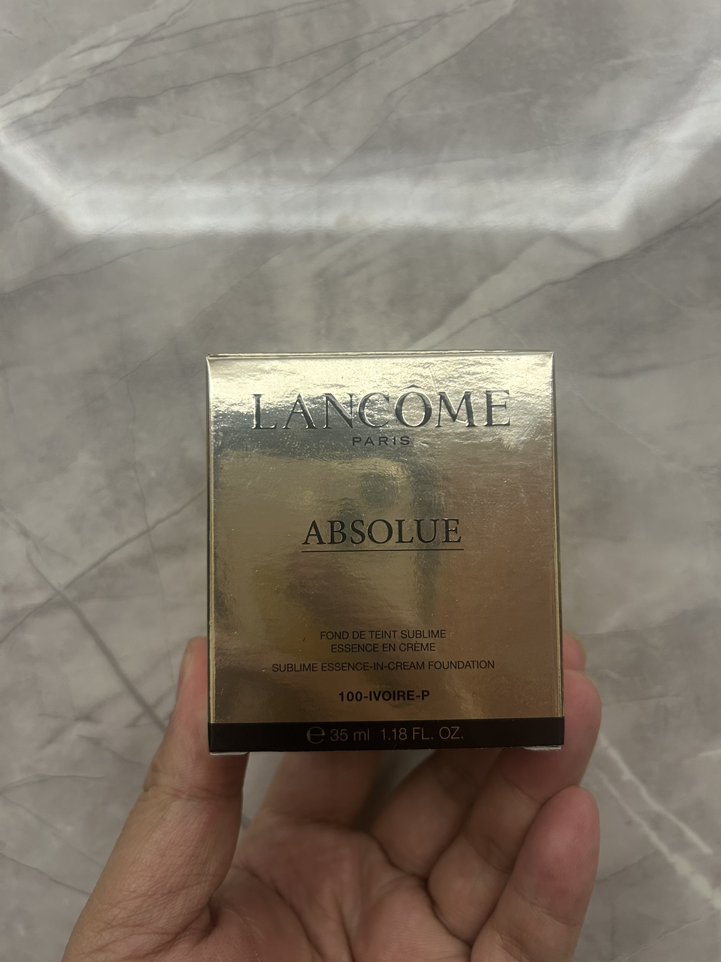 通/ 市场独家质量，非流通货，细节全对版，味道对香，明通市场认可版本✔️兰蔻菁纯粉霜35ml！色号：100#，110#。