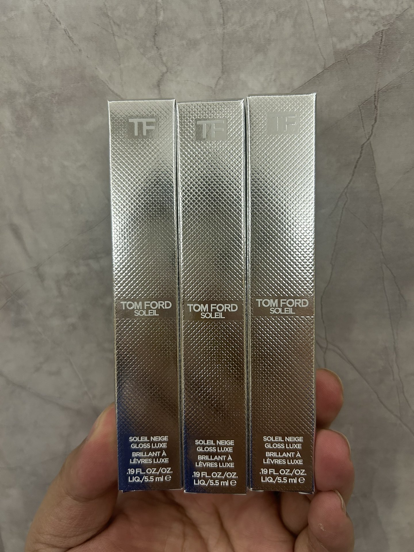 Brillo labial TF Snow Glow! Tonos: 20#, 22#, 08#.