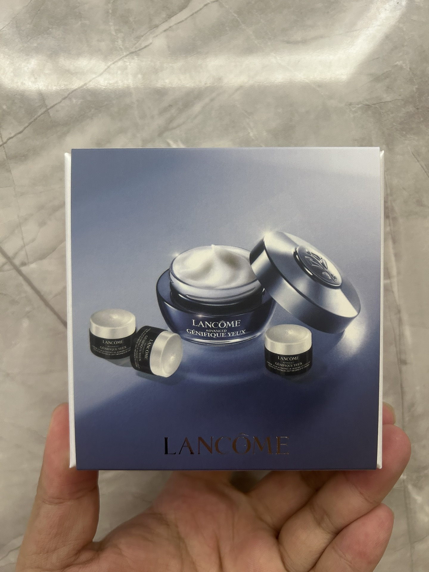 Set de crema para ojos Lancôme小黑瓶 3+1! Contiene: 15ml + 3*5ml.