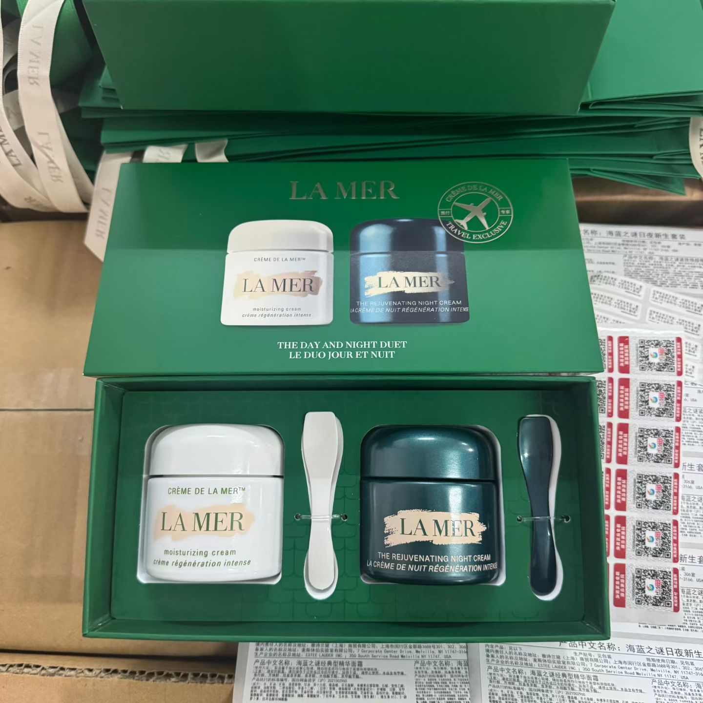 Mingtong/ La Mer Day and Night Cream Duo Mingtong version!
