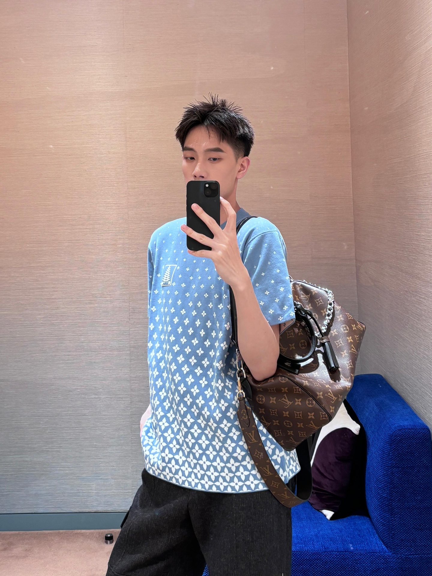 NO:317226,Little brother upper body effect, alexander wang19860909小哥哥上身效果,,alexander wang,Women's clothing