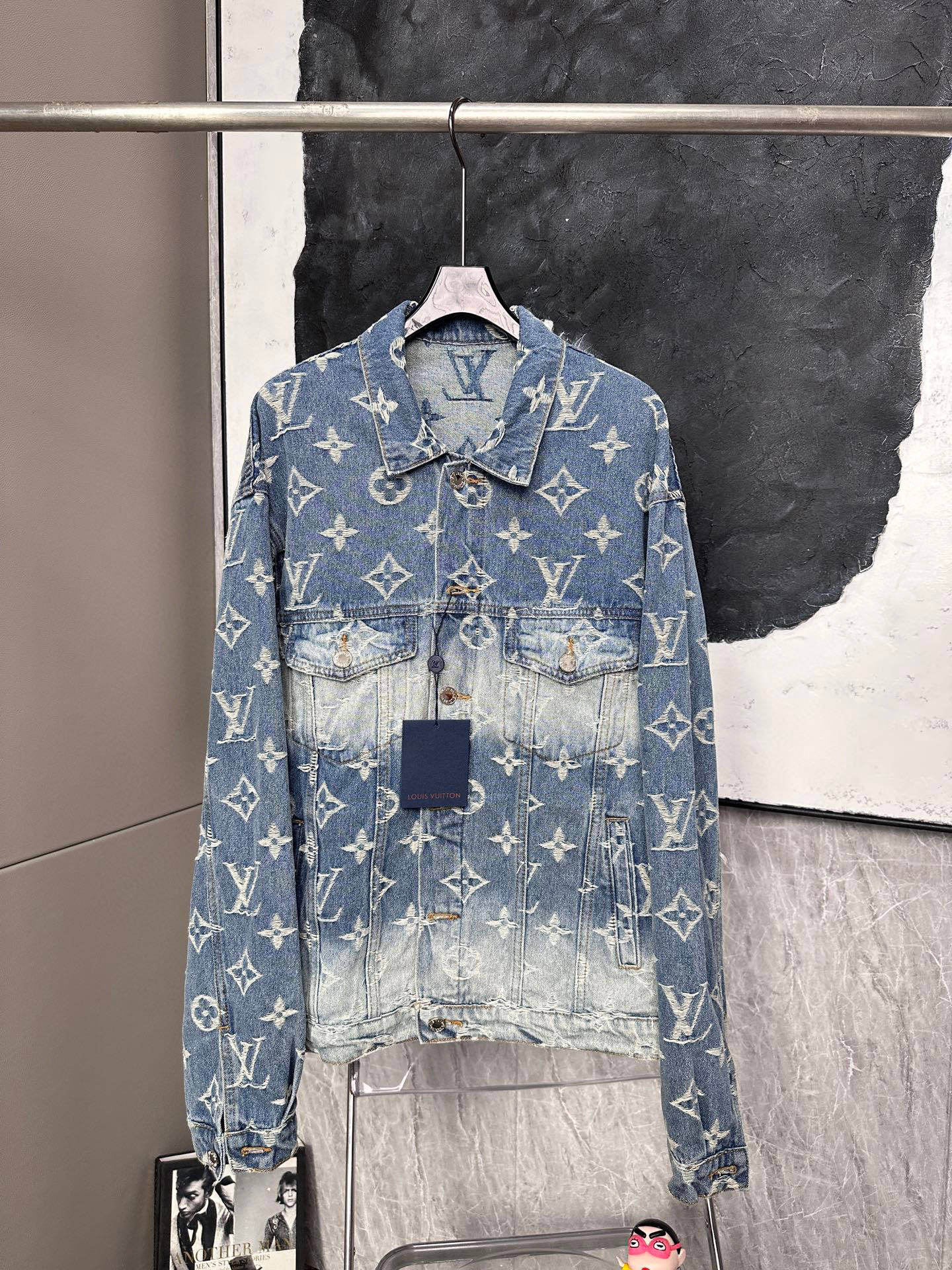 NO:317188,Special S-36 XL-58 Louis Vuitto*n New Embroidered Letters Long Sleeve Denim Jacket, Casual Style, Men and Women Same Model S M L XL,,louis vuitton,louis vuitton,jackets & coats,alexander wang19860909特 S-36 XL-58 Louis Vuitto*n 路易 早春新款 刺绣字母长袖牛仔外套、休闲版型、男女同款 码数S M L XL,,louis vuitton,louis vuitton,jackets & coats,alexander wang,Women's clothing
