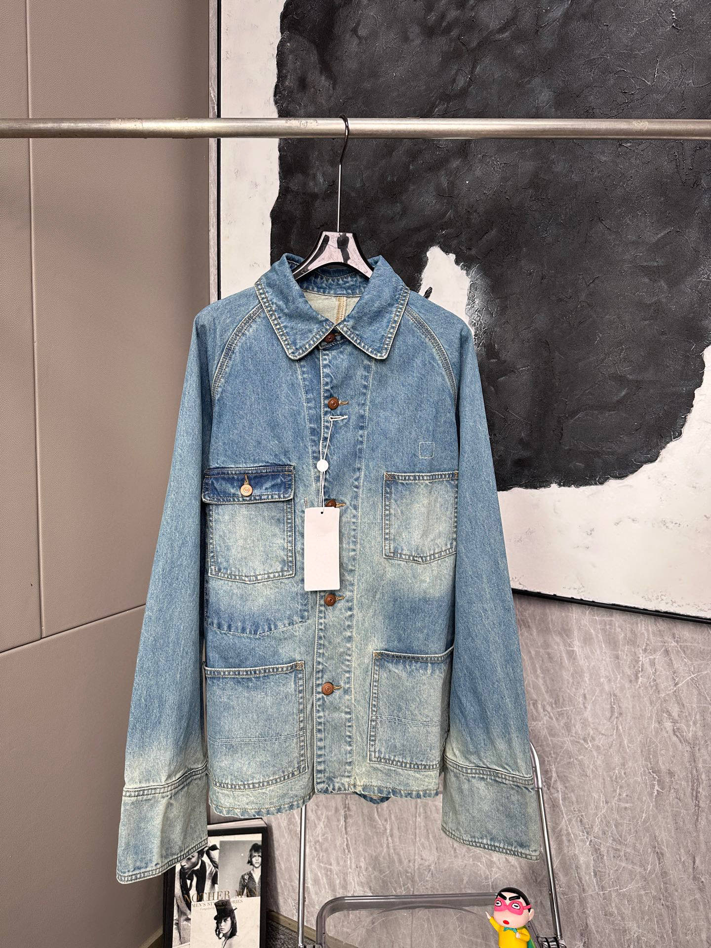 NO:317179,Special S-47 L-49 MM6 denim jacket,masion margiela,jackets & coats,alexander wang19860909特 S-47 L-49 MM6牛仔外套,,masion margiela,jackets & coats,alexander wang,Women's clothing