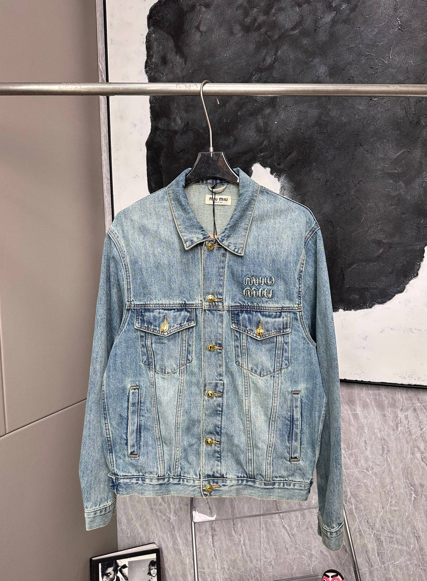 NO:317167,Special S-10 M-41 L-46 Miu Miu denim jacket, miumiu, jackets & coats, alexander wang19860909特 S-10 M-41 L-46 Miu Miu牛仔外套,,miumiu,jackets & coats,alexander wang,Women's clothing