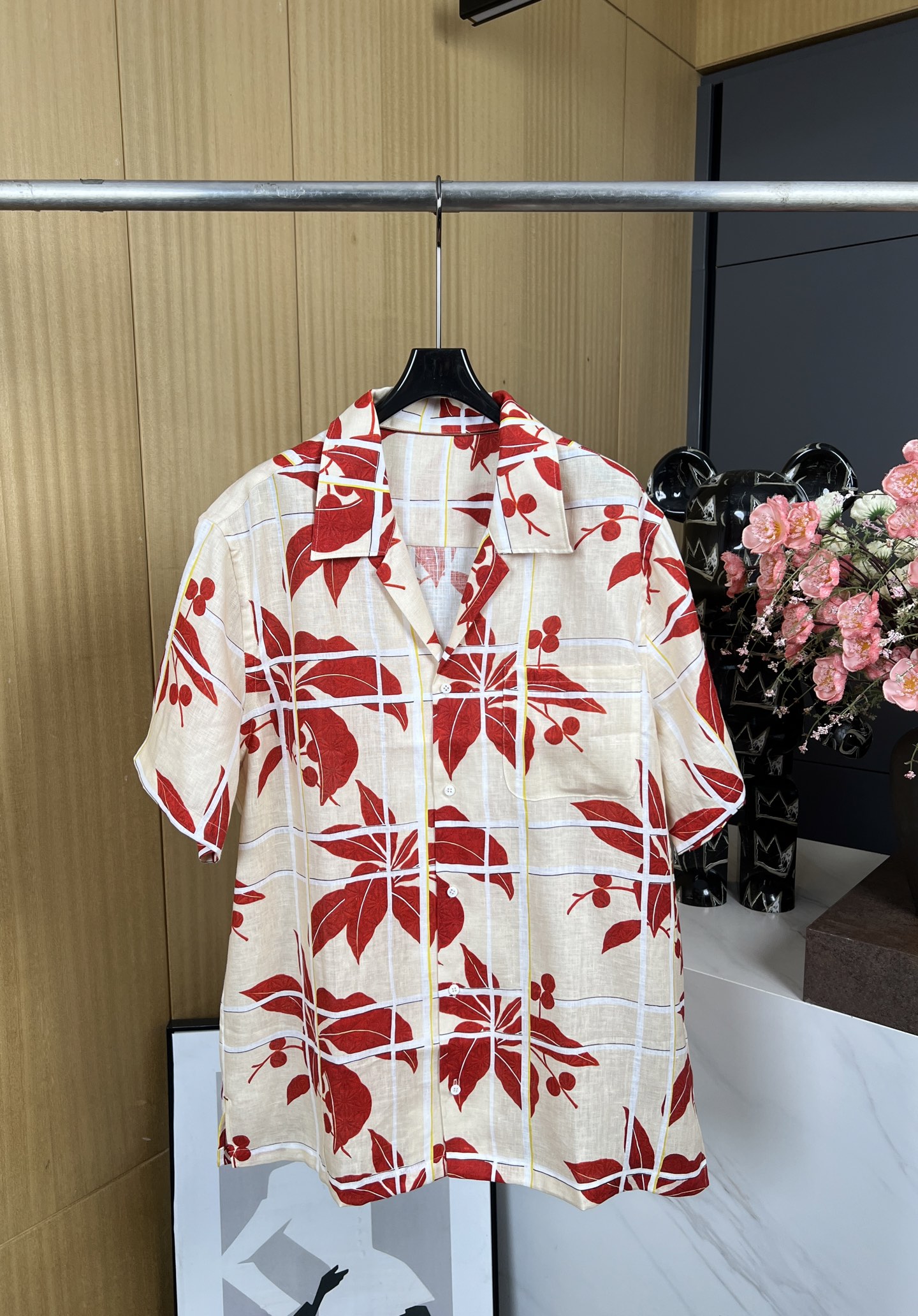 NO:323414,Loro Piana LP spring and summer new style button lapel printed linen short-sleeved shirt, linen fabric comfortable and breathable, loose fit, same style for men and women S M L, loro pigana,loro pigana,shirts,T-shirt,alexander wang19860909Loro Piana LP 春夏新款 纽扣翻领印花亚麻短袖衬衫、亚麻面料舒适透气、宽松版型、男女同款 码数S M L,,loro piana,loro piana,shirts,T-shirt,alexander wang,Women's clothing