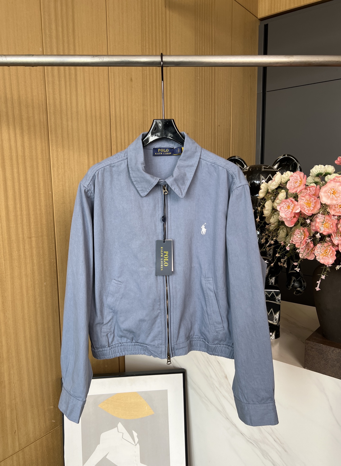 NO:318900,Polo* Luff Lauren Harrington Jacket Vintage bronze natural paint double zipper Gentle retro stand collar versatile, high-quality versatile, loose style, no restraint, no picky upper body, SML, Jackets & coats,alexander wang19860909Polo*拉夫劳伦 哈林顿夹克 Vintage古铜色自然烤漆双开拉链 温柔复古立领百搭 显高百搭 宽松版型 不收拘束 上身不挑人 码数SML,,jackets & coats,alexander wang,Women's clothing
