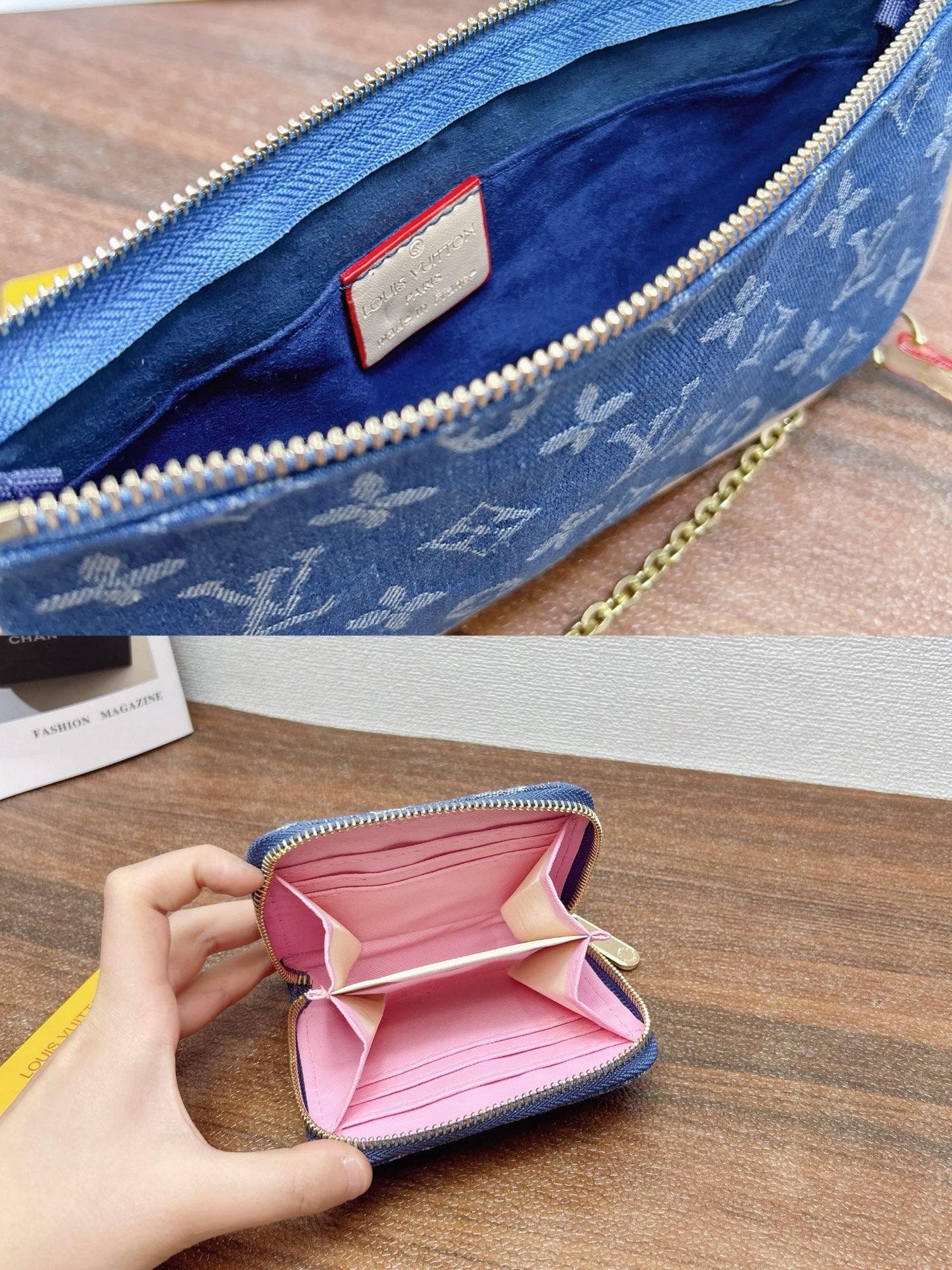P160
三件套 lv
滚筒两件套+斜挎包+钱包 3件套组合
 
尺寸：大30x17cm，中24x13cm，小11x10cm.