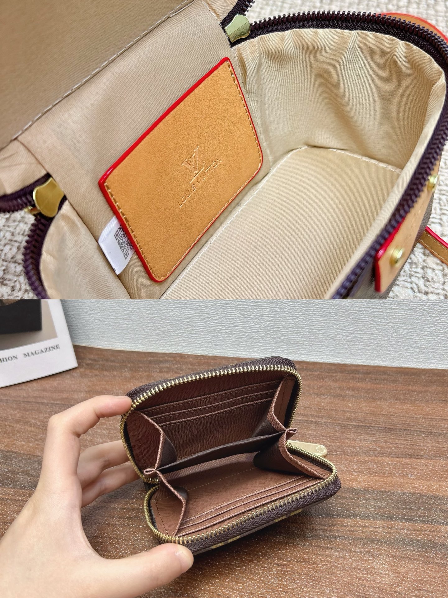 P160
三件套 lv
黄皮菜篮子+化妆包+钱包 3件套组合
 
尺寸：大21x14cm，中18x13cm，小11x10cm.