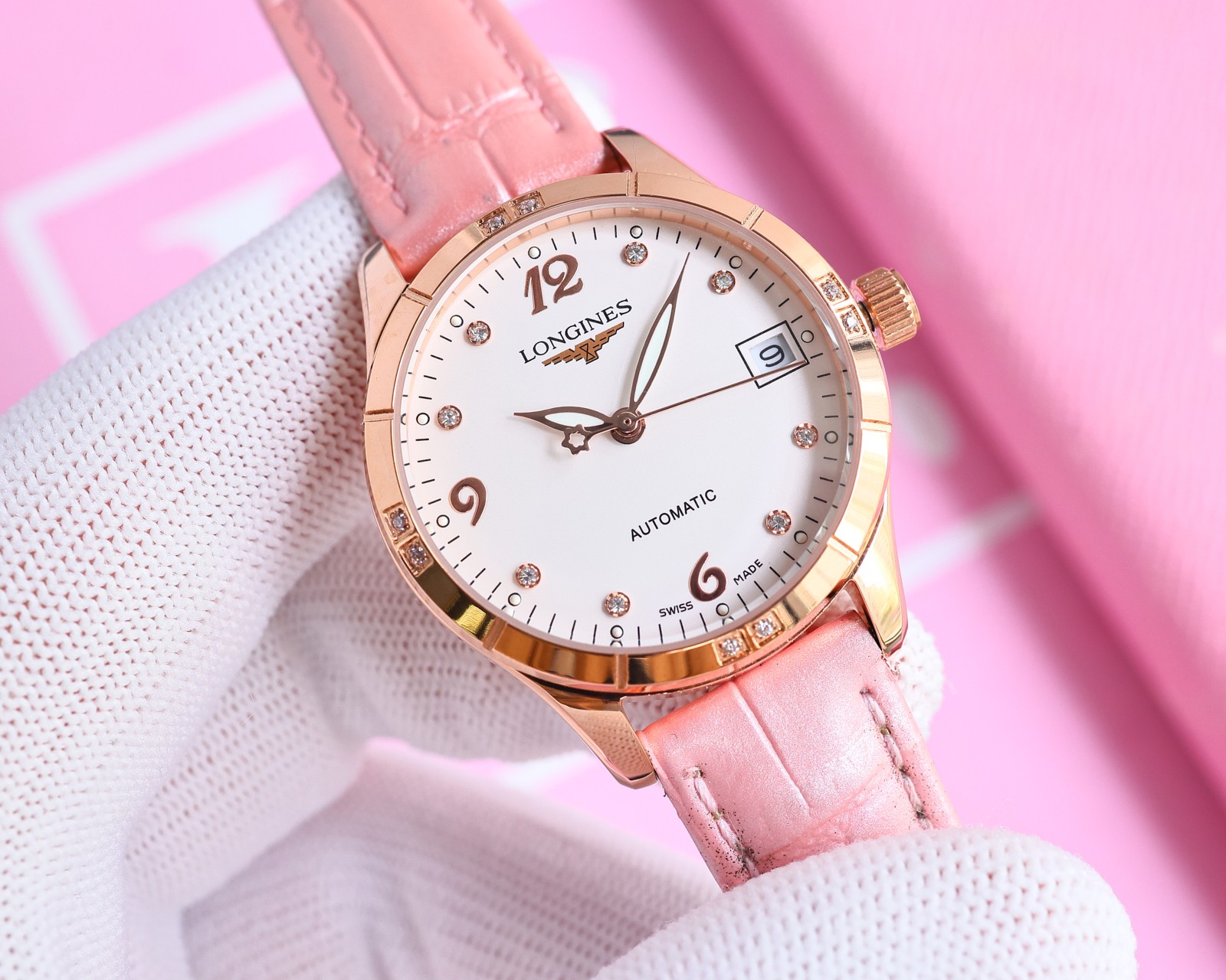 NO:532233,Platinum The latest recommended Longines women's model, Xiaohongshu hit, women's watch, youthful years, can be matched with more color belts Mirror sapphire crystal glass- scratch-resistant material is made of 316 stainless steel case, power reserve 48 hours, waterproof depth meters, size 33 movement brand new imported 8215 zero rework strap Italian cowhide. Original automatic buckle, the best women's watch is the real standard for rich women, a representative work of high-end watch, noble and famous, and the details reveal the nobleness of women, very taste, ingenious and beautiful, atmospheric and authentic [rose] [rose] [rose] [rose],, longines, cowhide19860909白金 最新力荐浪琴女款,小红书爆款,女装腕表,青春年华,可以搭配更多颜色皮带 镜面蓝宝石水晶玻璃-防刮 材质采用316精钢表壳 动力储存48小时 防水深度米 尺寸33 机芯全新进口8215零返修 表带意大利牛皮. 扣原装自动扣 最佳女士腕表真正的富家女标配,为高端腕表的代表之作,尊贵彰显之美誉细节之处透露女士高贵,品味十分,匠心巨制,大气廉美正品[玫瑰][玫瑰][玫瑰],,longines,cowhide,Watch