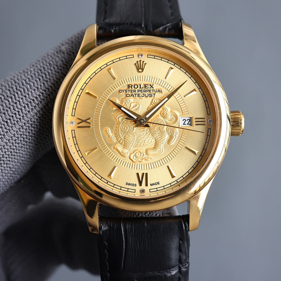 NO:850128,Platinum, the most popular model in the store, is the upgraded version of Rolex [ROLEX] [Lucky Pixiu]. It adopts a unique dial design and matches the 3D three-dimensional effect of the Lucky Pixiu. The overall effect is more high-end and luxurious. When you first meet Rolex, you must dream of owning it one day. Wearing a Rolex will make you prosperous and prosperous. You deserve it. Comments are welcome!  !  The movement is equipped with a new imported movement (zero repair), size 40x10mm, mirrored sapphire glass never scratched, material 316L stainless steel case, power reserve 48 hours, waterproof depth 100 meters, Italian calf leather strap!  !  ,,rolex,cowhide19860909白 金 店家爆款主推 劳力士【ROLEX】【招财貔貅】升级版本 男士腕表 采用独特的表盘设计 搭配招财貔貅的3D立体感,整体效果更显高档奢华的劳力士, 初识劳力士必憧憬有朝一日能拥有它,戴上劳力士必顺风顺水必发达,你值得拥有,欢迎评鉴！！ 机芯搭配全新进口机芯（零返修） 尺寸40x10mm 镜面蓝宝石玻璃永不刮花 材质316L精钢表壳 动力储存48小时 防水深度100米 意大利小牛皮带！！,,rolex,cowhide,Watch