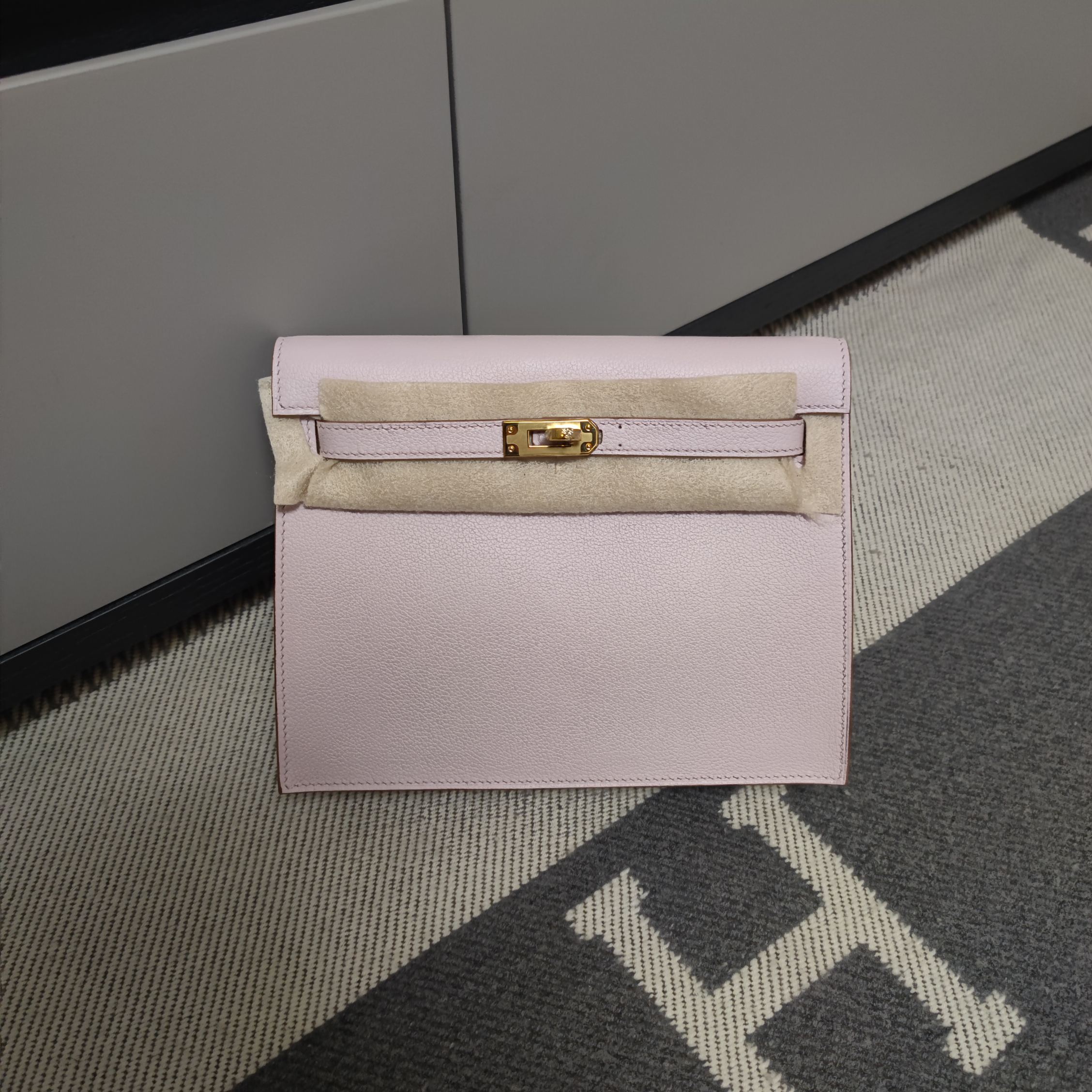 Hermes Kelly Bolsos de mano Bolsos cruzados y bandoleras Réplica de lujo 7 estrellas
 Rosa Morado Hardware oro