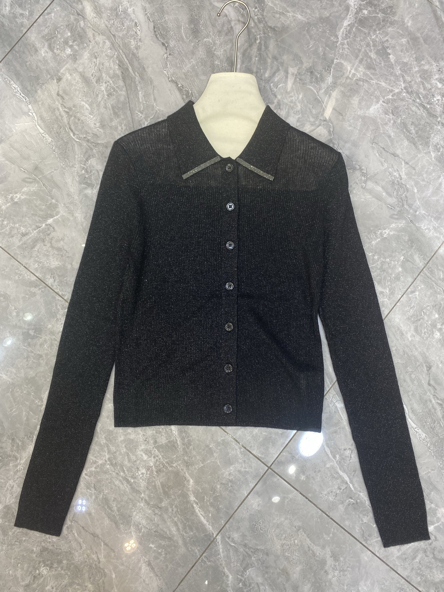P828 Hard-Ass Dress: Wool, Gills, Thin Film Fibres in White, Purple, Black - 图片 3
