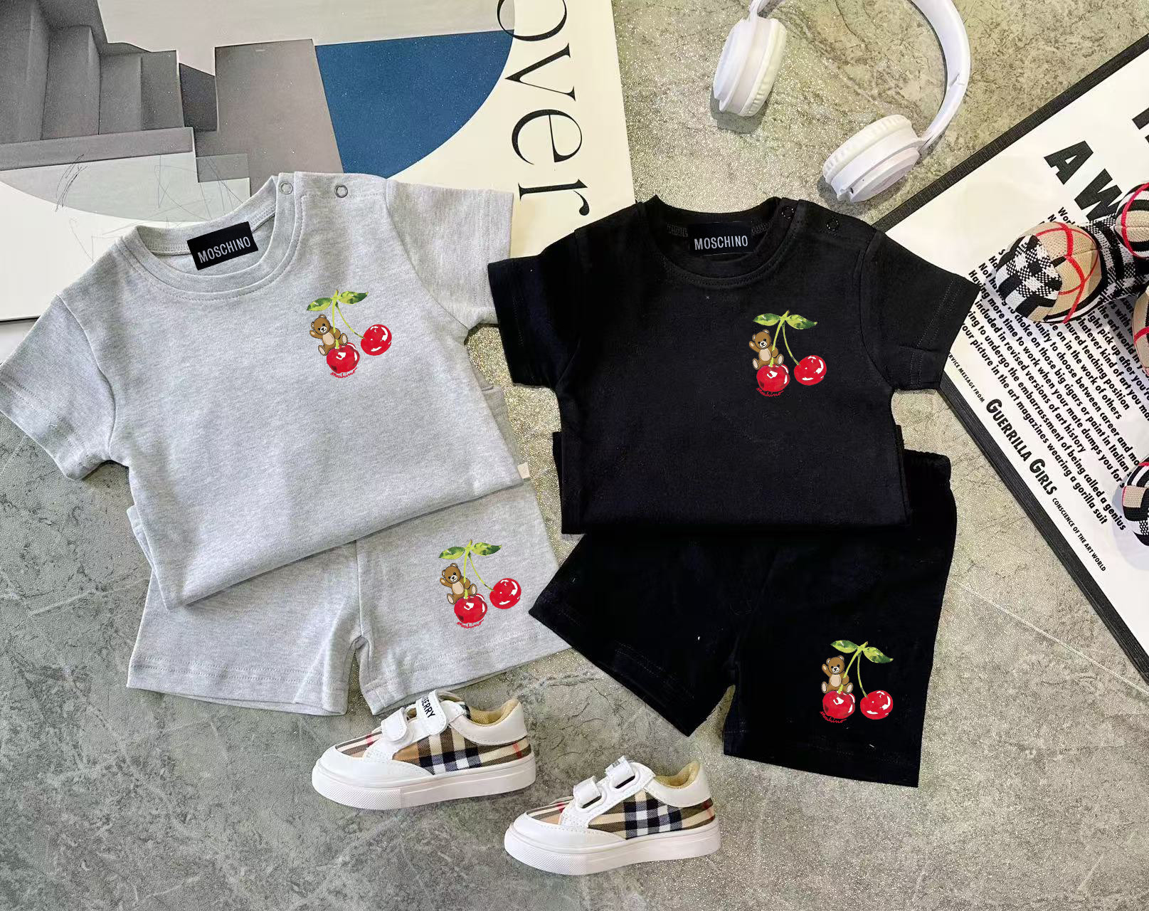 Conjunto de verano MOS para bebé @ @105 venta rápida, múltiples modelos y colores, para niños y niñas. Conjunto muy cóm…