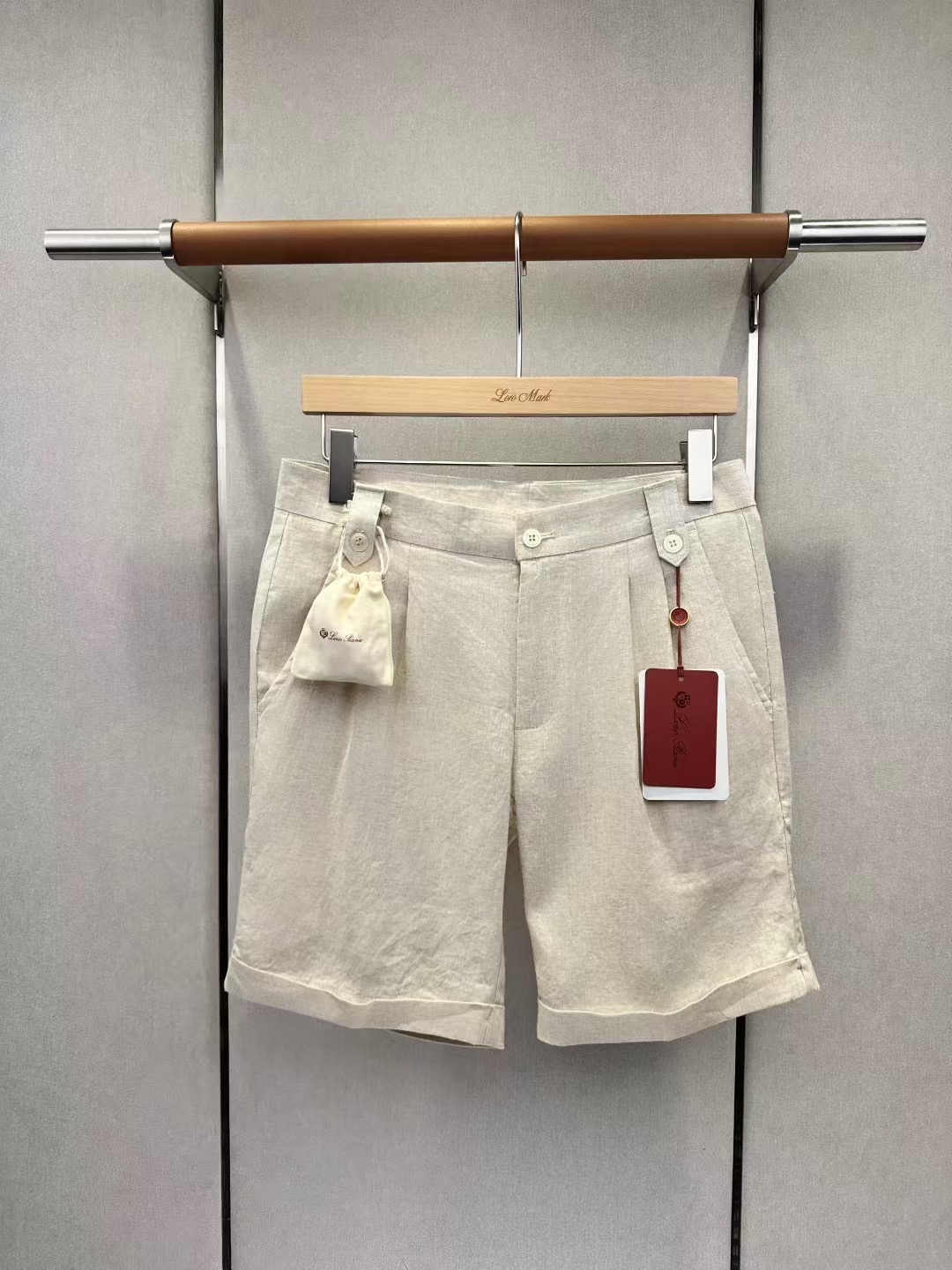 Shorts décontractés pour hommes Loro Piana en lin respirant - Collection printemps/été